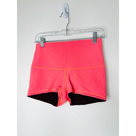Lululemon Peach Bordeaux Reversible Sweat Wicking Boogie Short Shorts 2 - Picture 4 of 9